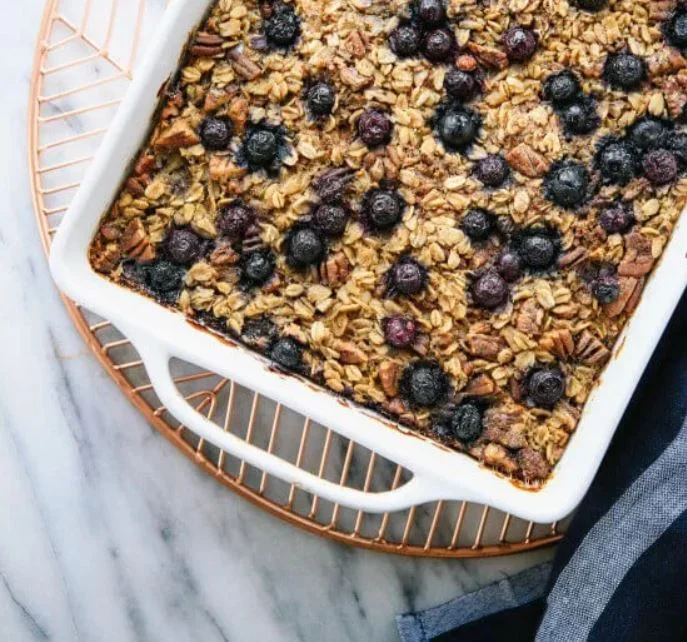 Blueberry Oatmeal Bake