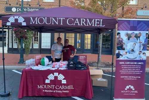 mount carmel booth in New Albany