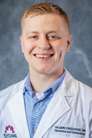 Vaughn Craddock, MD, an OBGYN resident at Mount Carmel.