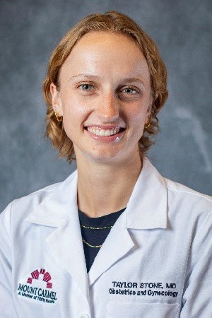 Taylor Stone, MD, an OBGYN resident at Mount Carmel.