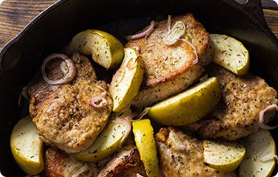 Skillet Apple Pork Chops