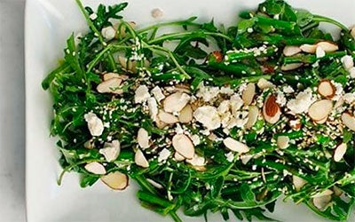 Sesame & Almond Asparagus Salad