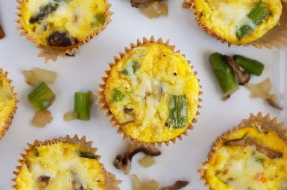Asparagus & Mushroom Egg Bites