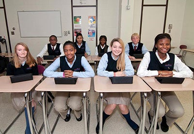 Cristo Rey Students Learning To Work, Working To Learn At Mount Carmel