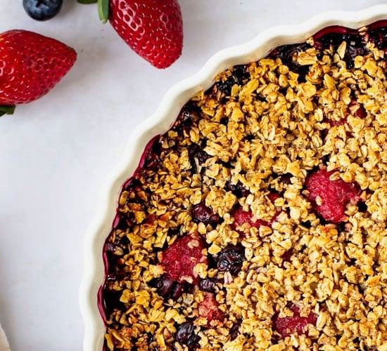 Triple Berry Crisp