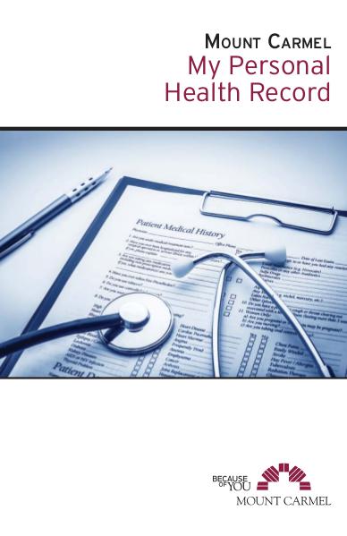 Patient Education My Personal Health Record