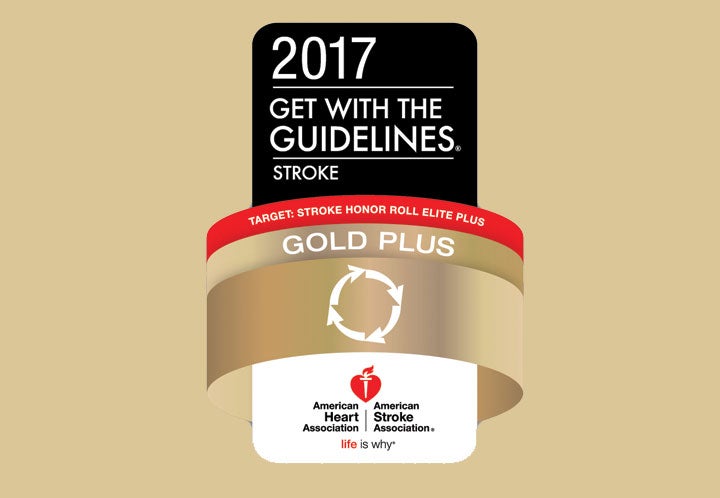 Mount Carmel East, West and St. Ann’s each received the American Heart Association/American Stroke Association’s Get with the Guidelines® - Stroke Gold Plus Quality Achievement Award