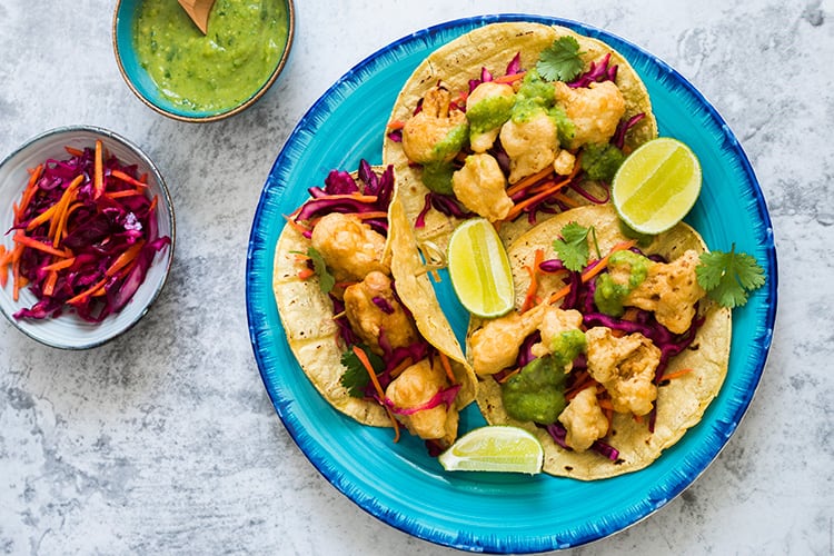 Roasted Cauliflower Tacos