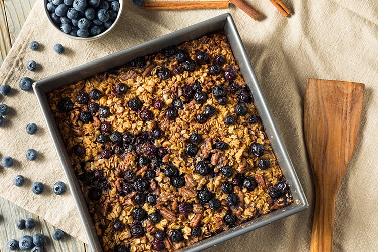 Blueberry Oatmeal Bake