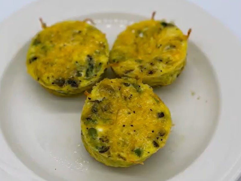 Asparagus & Mushroom Egg Bites