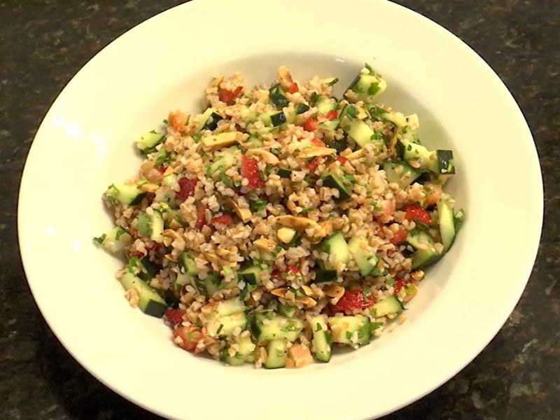 Strawberry & Cucumber Tabbouleh