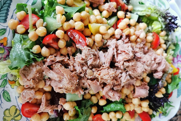 Chickpea Tuna Salad
