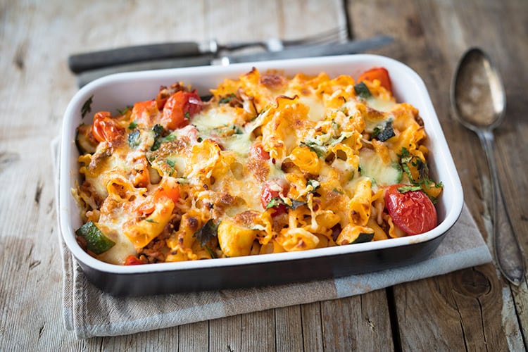 Baked Pasta & Summer Veggies