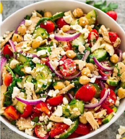 chickpea tuna salad